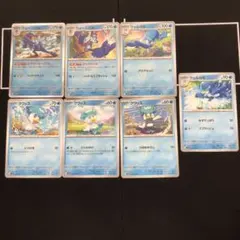 ポケカ　7種　クワッス　ウェルカモ　ウェーニバルまとめ売りセット