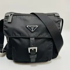 超美品 PRADA プラダ テスートナイロン クロスボディ ショルダーバッグ