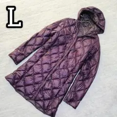 montbellモンベル スペリオダウントラベルコート L　パープル紫　シンプル