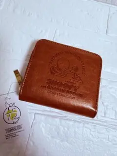 ■新品　未使用■PEANUTS スヌーピー 二つ折り財布 ブラウン