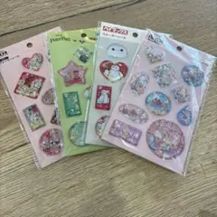 セリア ディズニー ウォーターシール4種セット