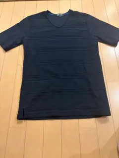 BEAMS HEART ネイビー Vネック Tシャツ Sサイズ