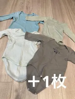 H&M オーガニックコットン ボディスーツ 5枚セット