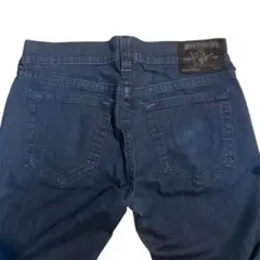 True Religion ストレート ブラックデニム　濃紺