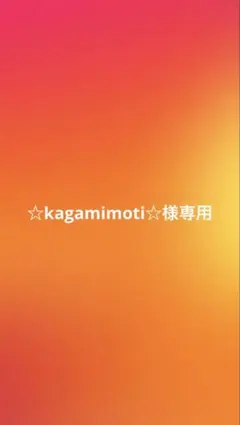 ☆kagamimoti☆様専用