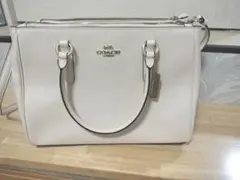 コーチ　COACH　２ＷＡＹバッグ　アイボリー　新品同様