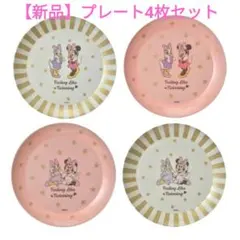 【新品未開封】ミニー＆デイジープレート4枚セット ディズニー人気商品