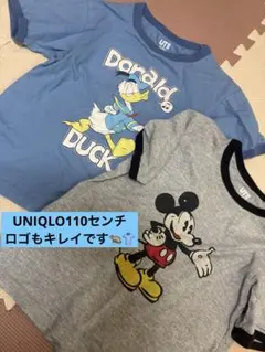 ドナルドダック・ミッキーマウス Tシャツ 2枚セット 110