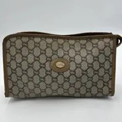 訳あり　GUCCI GG レザー　セカンドバッグ　クラッチバッグ