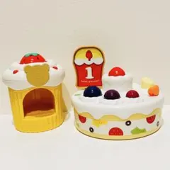 こどもちゃれんじ 1歳 誕生日 ケーキ型 エデュトイ 知育玩具セットのサムネイル