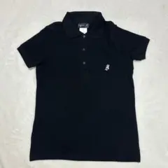 【超美品】agnis b. ブラックポロシャツ サイズ1 タグ付き