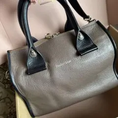 【正規品】See By Chloé グレー レザー ハンドバッグ