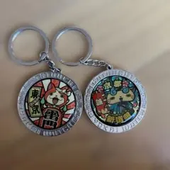 ご当地キーホルダー　妖怪ウォッチ　ジバニャン　東京　コマさん　京都