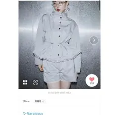 新品 jsluxe ☆ OXストライプ フリルブラウス - メルカリ