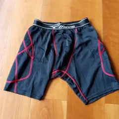 Mizuno スライディングパンツ サイズ160 黒/赤