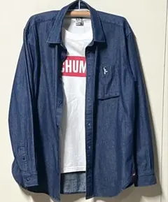新品　CHUMS Vimntage ウォッシュド　デニムシャツ チャムス idlのサムネイル
