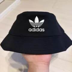 adidas バケットハット 黒 未使用タグ付き54〜57センチ