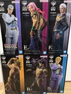 ジョジョ　一番くじ　EVIL PARTY ６体セット