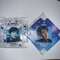 TXTビジュアルスクエアフォトシールケース2種セット　カンテヒョン