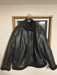 レザージャケット フード