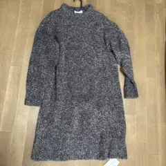 Mila Owen 長袖ニットワンピース FR ブラウン系