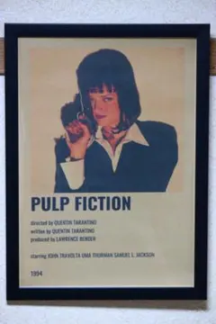 パルプフィクション　Pulp Fiction　ポスター　額付き