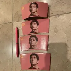 BTSテテ４枚セット　COMPOSE COFFEE カップの紙製スリット