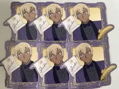 名探偵コナン　安室透　降谷零　バーボン　ステッカー　コナンカフェ　特典　非売品