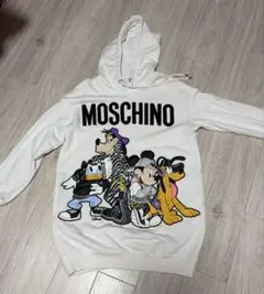 MOSCHINO パーカー　ディズニーキャラクター フード付きスウェット XS