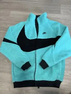 NIKE ナイキ ビッグスウッシュリバーシブルボアジャケットJade Black