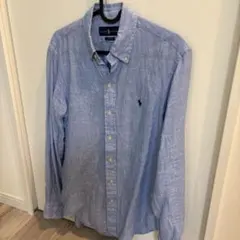 試着のみ　Ralph Lauren クラシックフィット シャツ ライトブルー