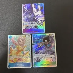 ワンピースカード 神の島の冒険 エネル レベッカ ブルック SR3枚セット