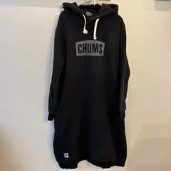 CHUMS パーカー ワンピース ブラック Lのサムネイル