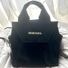 DIESEL EMONY BLACK 黒 ハンドバッグ リュック