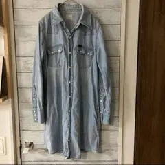 Lee リー デニム ウェスタンシャツワンピース 古着屋購入のサムネイル