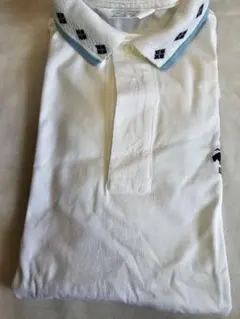 【超希少】BROOKS　BROTHERS　ポロシャツ　ホワイト　水色　アメリカ製