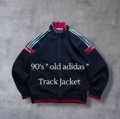 90s old adidas オールドアディダス トラックジャケット刺繍デサント