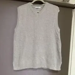 JOURNAL STANDARD グレー ニット Vネックベスト