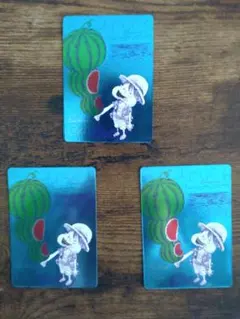ONE PIECE ルフィ スイカ ステッカー 3枚セット | Mercari