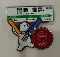 2021オリンピック×コカ・コーラピンバッジ