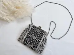 インド刺繍リボン　ショルダーバッグ