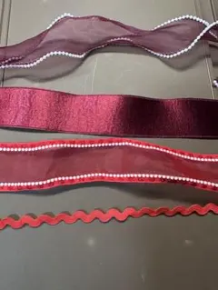 リボン セット 赤色 ②