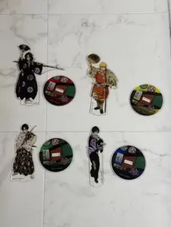 進撃の巨人　歌舞伎　エレン　ミカサ　リヴァイ　アルミン　アクリルスタンド