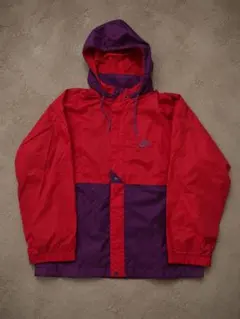 90s NIKE ナイロンジャケット レッド パープル