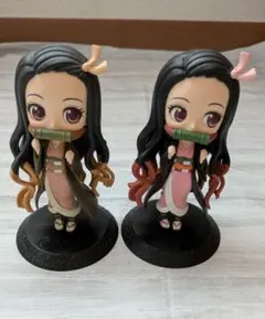 【2種セット】鬼滅の刃 Q posket　竈門禰豆子 フィギュア