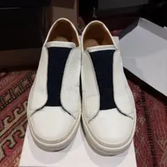 MARC JACOBS ホワイト/ネイビー スリッポンスニーカーのサムネイル