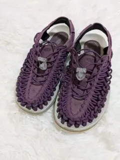 【レア色】KEEN UNEEK スポーツサンダル パープル　24cmのサムネイル