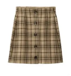 【最終値下げ】GU チェックミニスカートAM