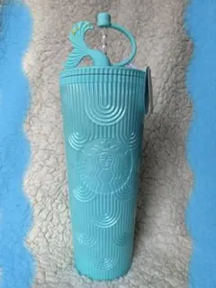 スターバックス　海外限定　 水色 タンブラー 人魚デザイン