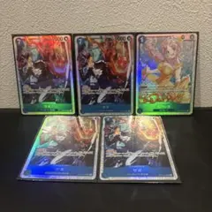 ワンピースカード サボSR4枚セット レベッカSR 神の島の冒険